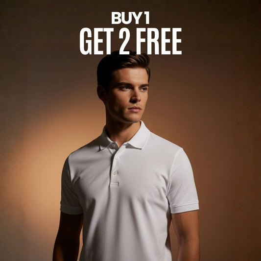 Polo Shirt Mesh  - [Buy 1 & Get 1 Free]